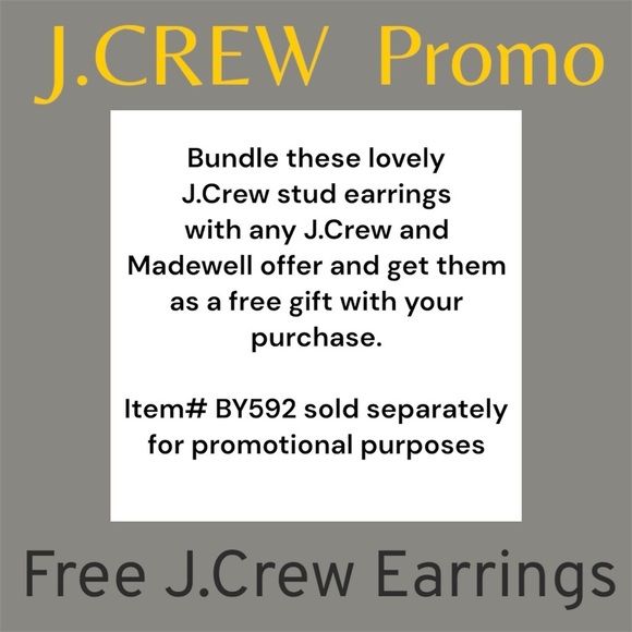 FREE🆕J. Crew Promo Faux Pearl Earrings - Picture 6 of 12